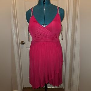 Forever 21 Hot Pink Asymmetrical Cocktail Dress